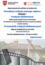 Konkurs „Poznajmy tradycje naszego regionu”. Plakat
